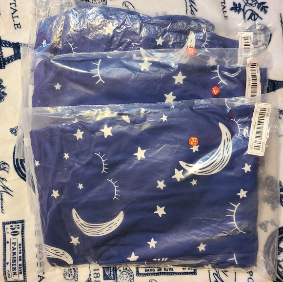 Ramadan Star & Moon Print Ruffle Hem Cami Nightdress NIP - Picture 3 of 5